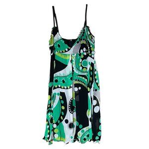 VTG Babydoll Y2K sz L cami style dress lace rave fairy festival whimsigoth 90s